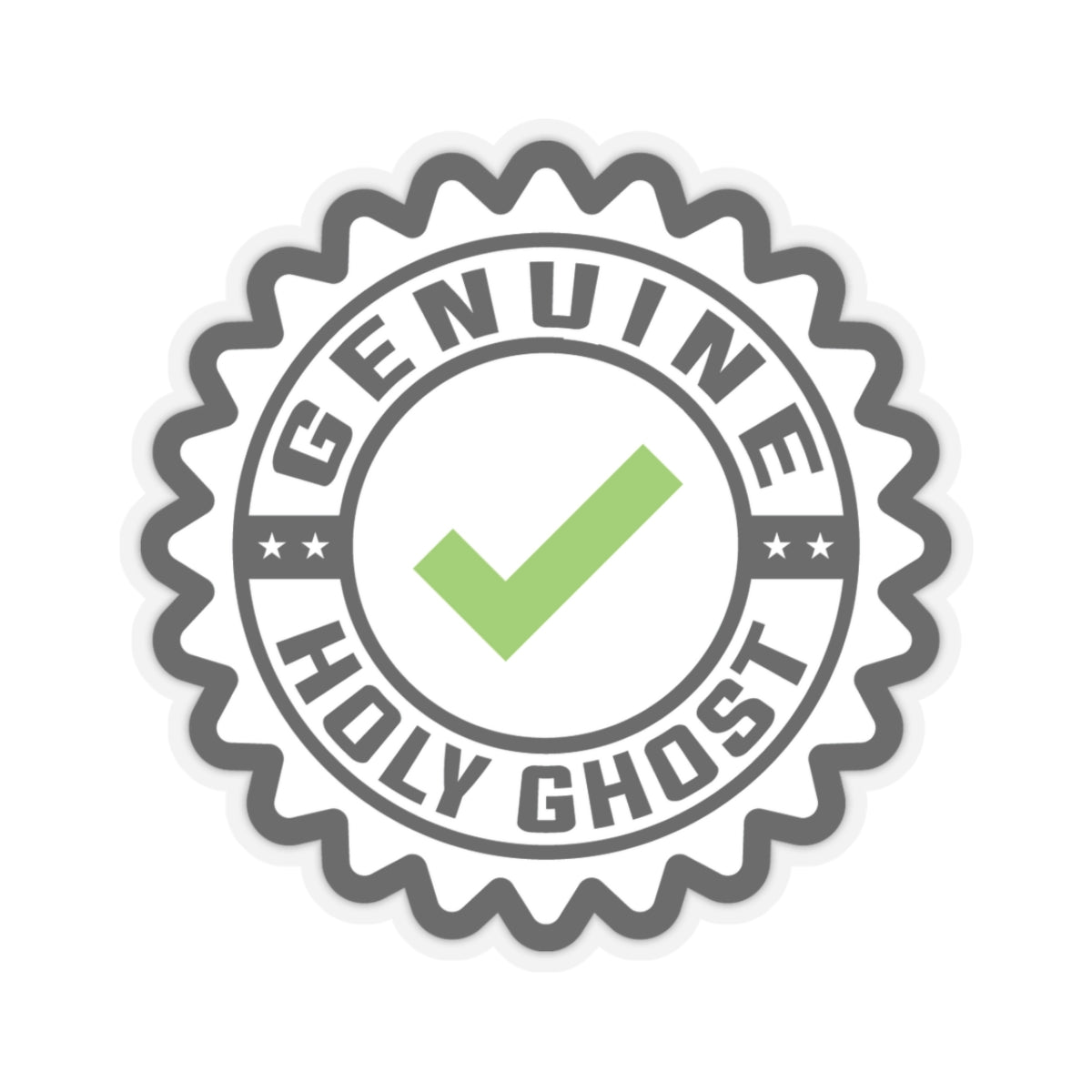 Genuine Holy Ghost Kiss-Cut Stickers