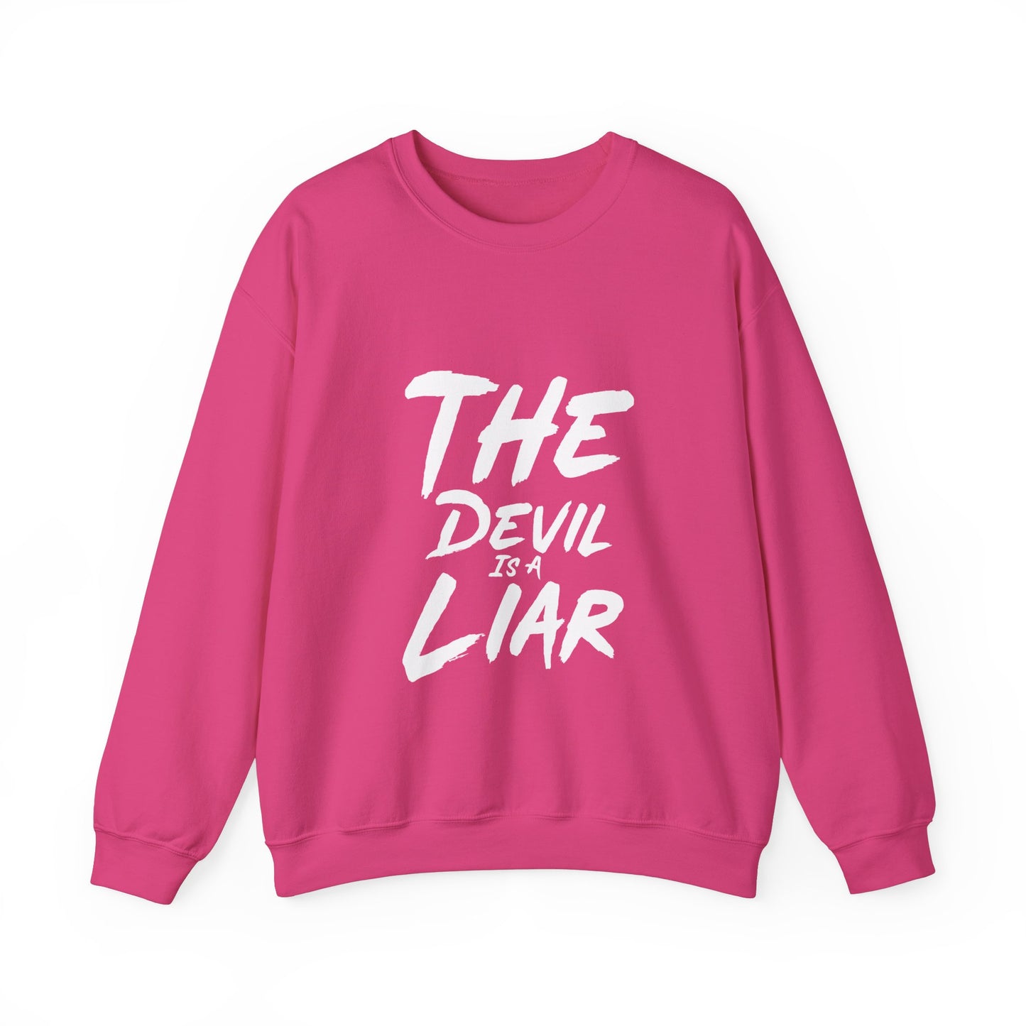 The Devil Is A Liar Unisex Heavy Blend™ Crewneck Sweatshirt