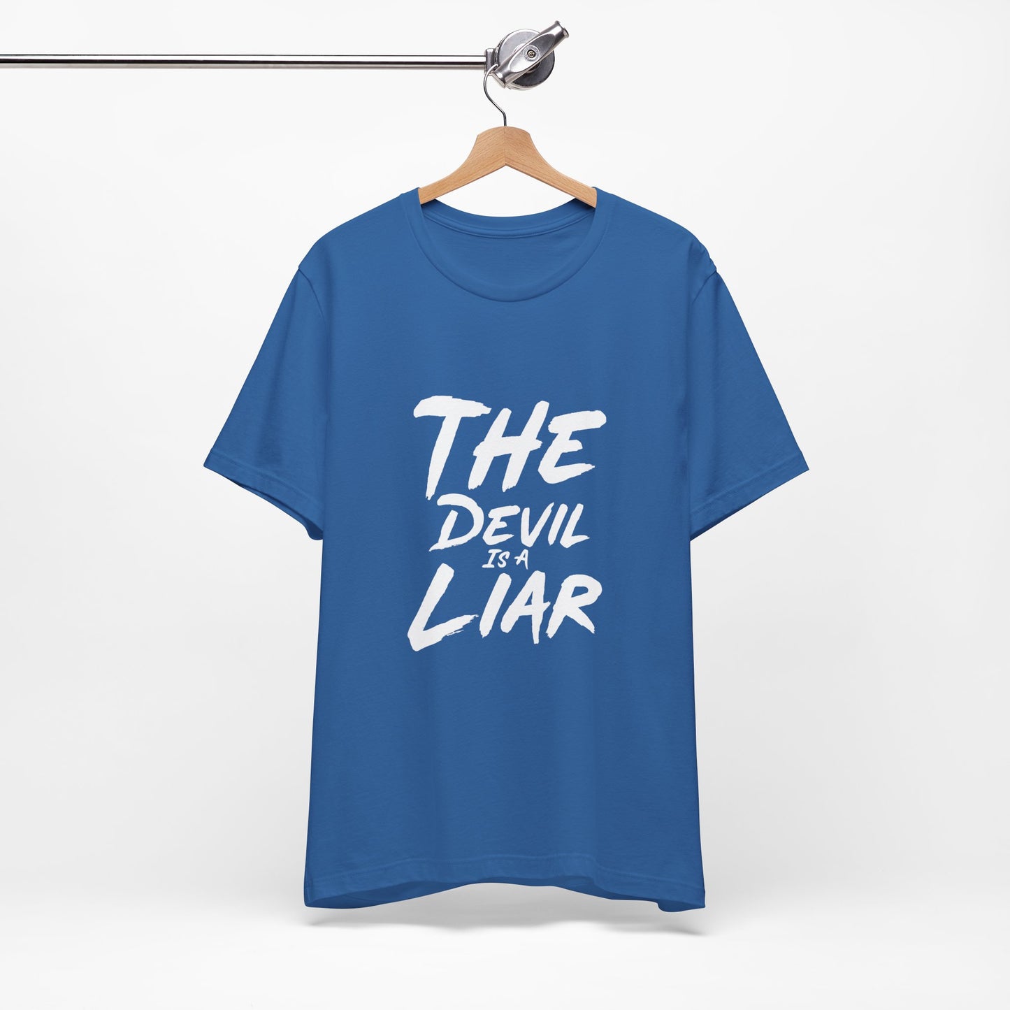 The Devil Is A Liar Unisex Jersey Short Sleeve Tee