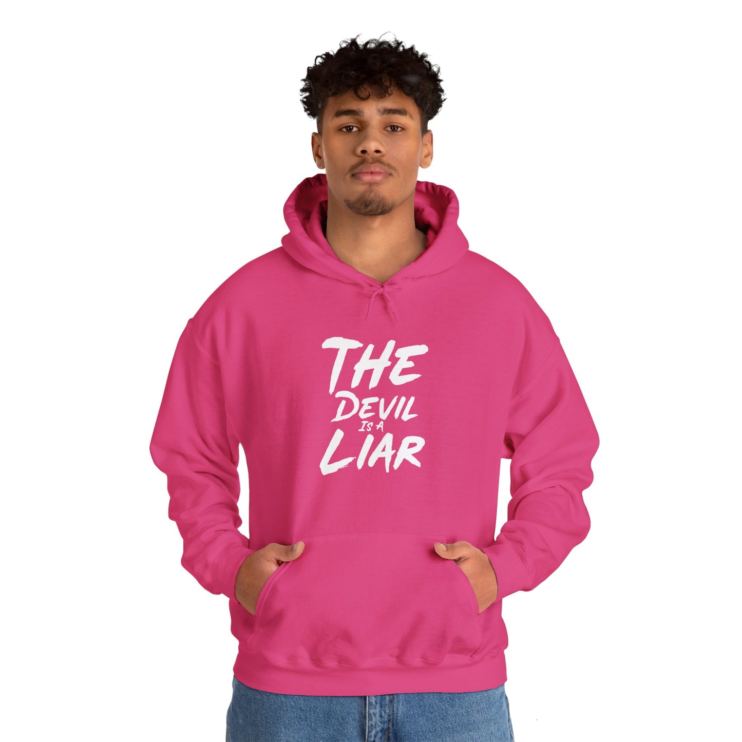 The Devil Is A Liar Unisex Heavy Blend™ Hooded Sweatshirt