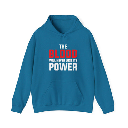 The Blood Will Never Lose Its Power Unisex Heavy Blend™ Hooded Sweatshirt