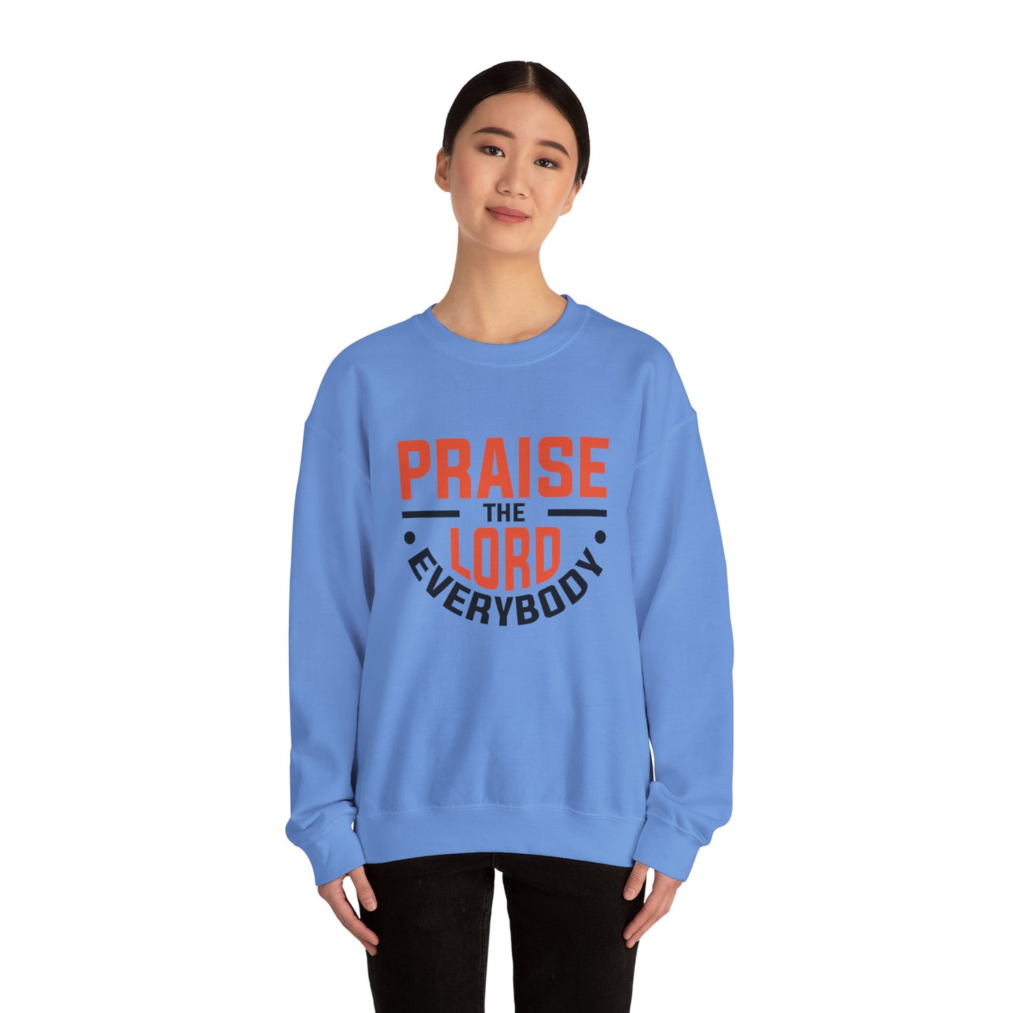 Praise The Lord Everybody Unisex Heavy Blend™ Crewneck Sweatshirt