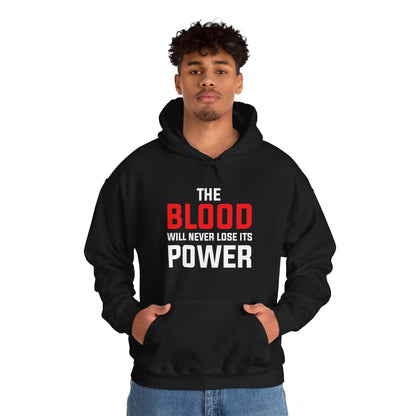 The Blood Will Never Lose Its Power Unisex Heavy Blend™ Hooded Sweatshirt