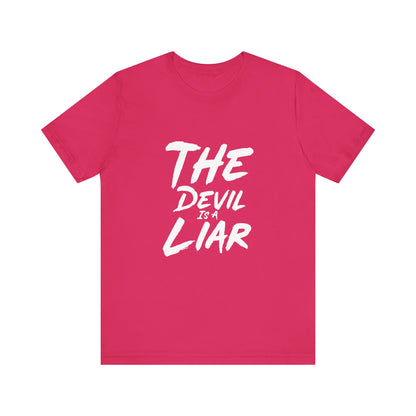 The Devil Is A Liar Unisex Jersey Short Sleeve Tee