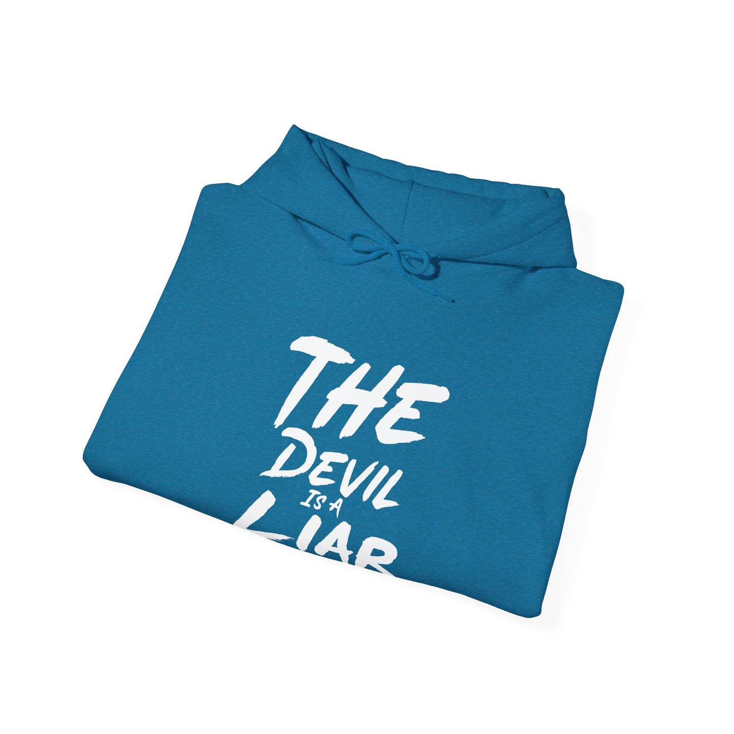 The Devil Is A Liar Unisex Heavy Blend™ Hooded Sweatshirt