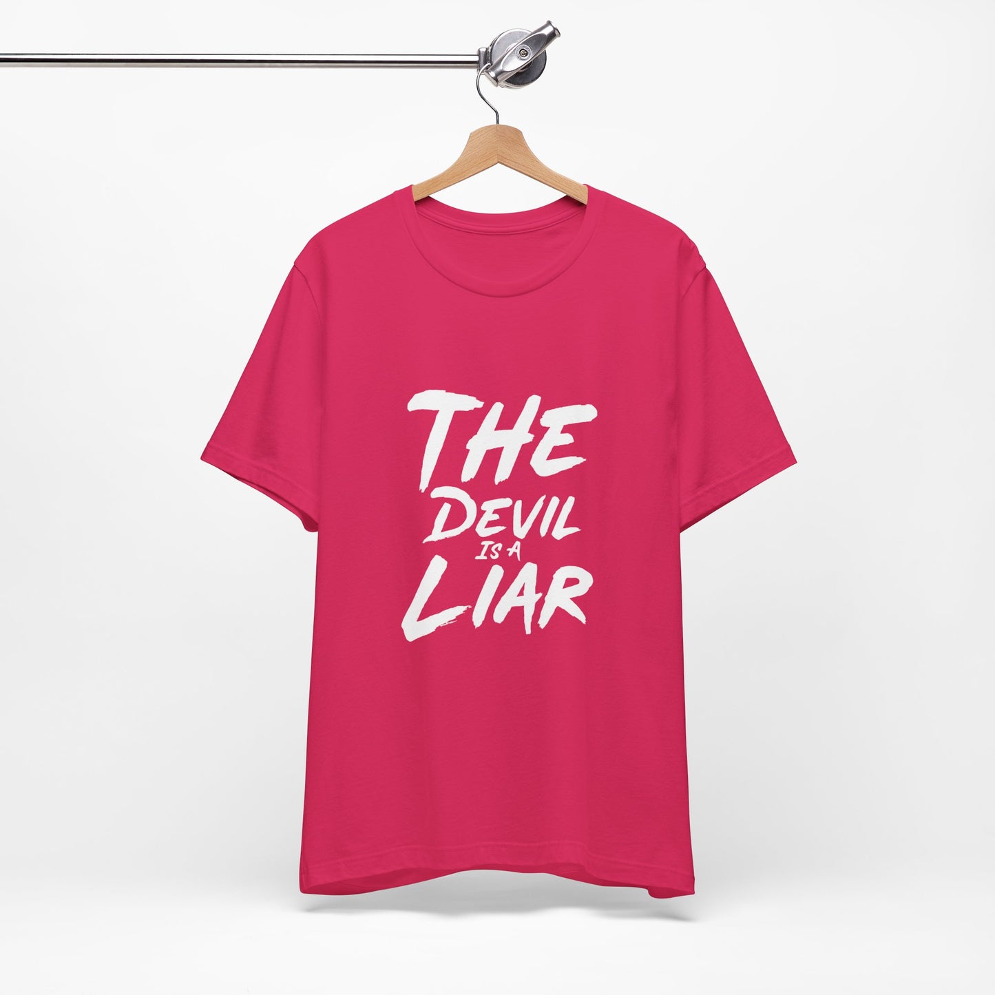 The Devil Is A Liar Unisex Jersey Short Sleeve Tee