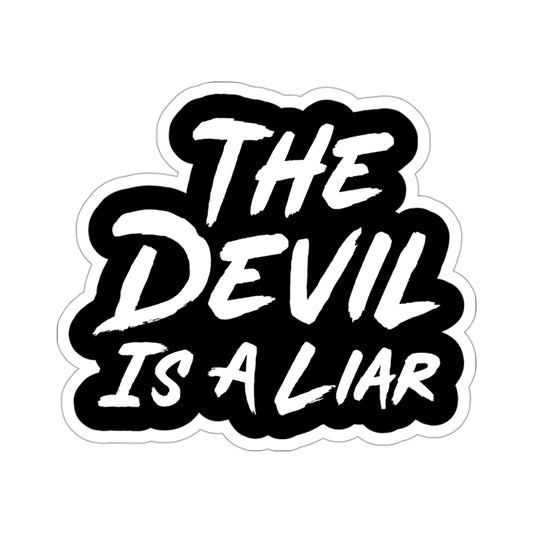 The Devil is a Liar Kiss-Cut Stickers