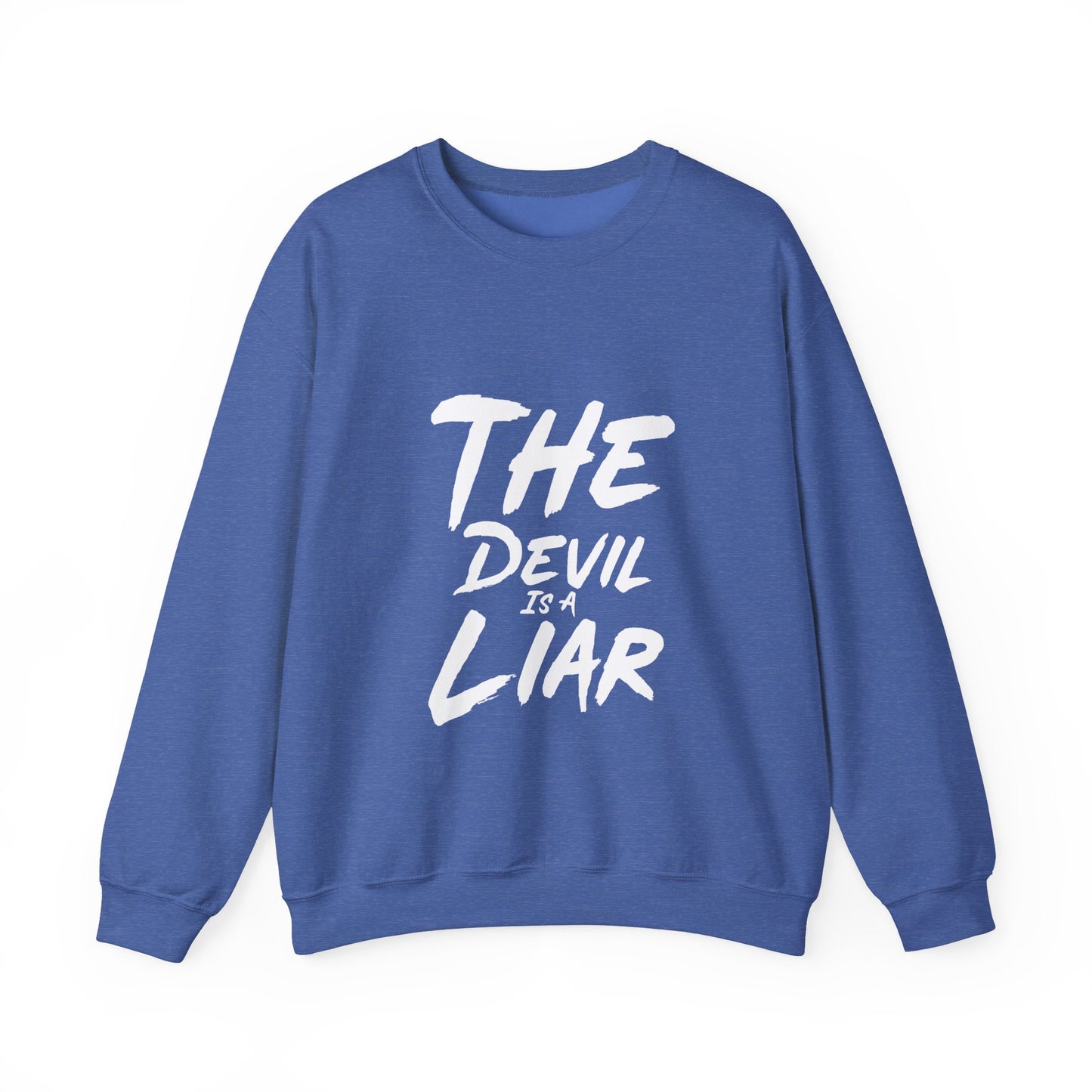 The Devil Is A Liar Unisex Heavy Blend™ Crewneck Sweatshirt