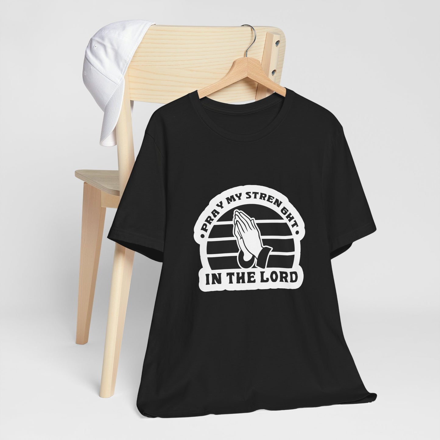 Pray My Strength In The Lord Unisex Jersey Short Sleeve Tee