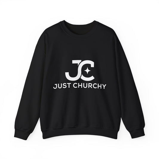 Just Churchy Unisex Heavy Blend™ Crewneck Sweatshirt