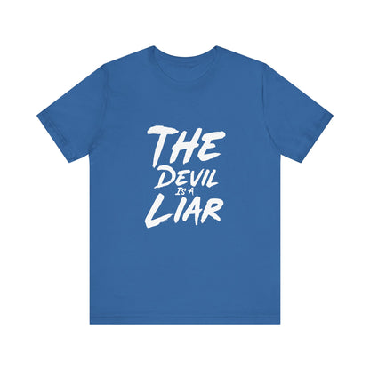 The Devil Is A Liar Unisex Jersey Short Sleeve Tee