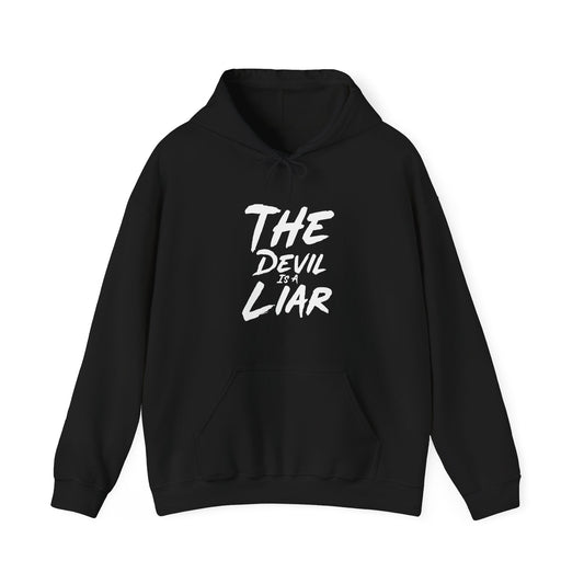 The Devil Is A Liar Unisex Heavy Blend™ Hooded Sweatshirt