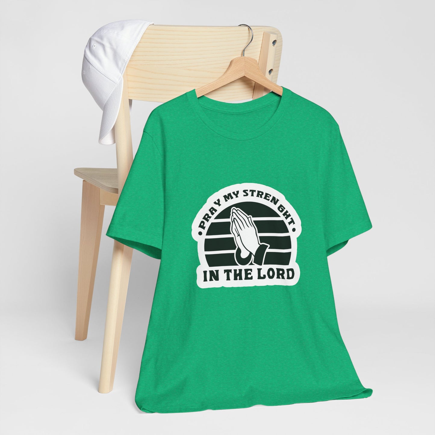 Pray My Strength In The Lord Unisex Jersey Short Sleeve Tee