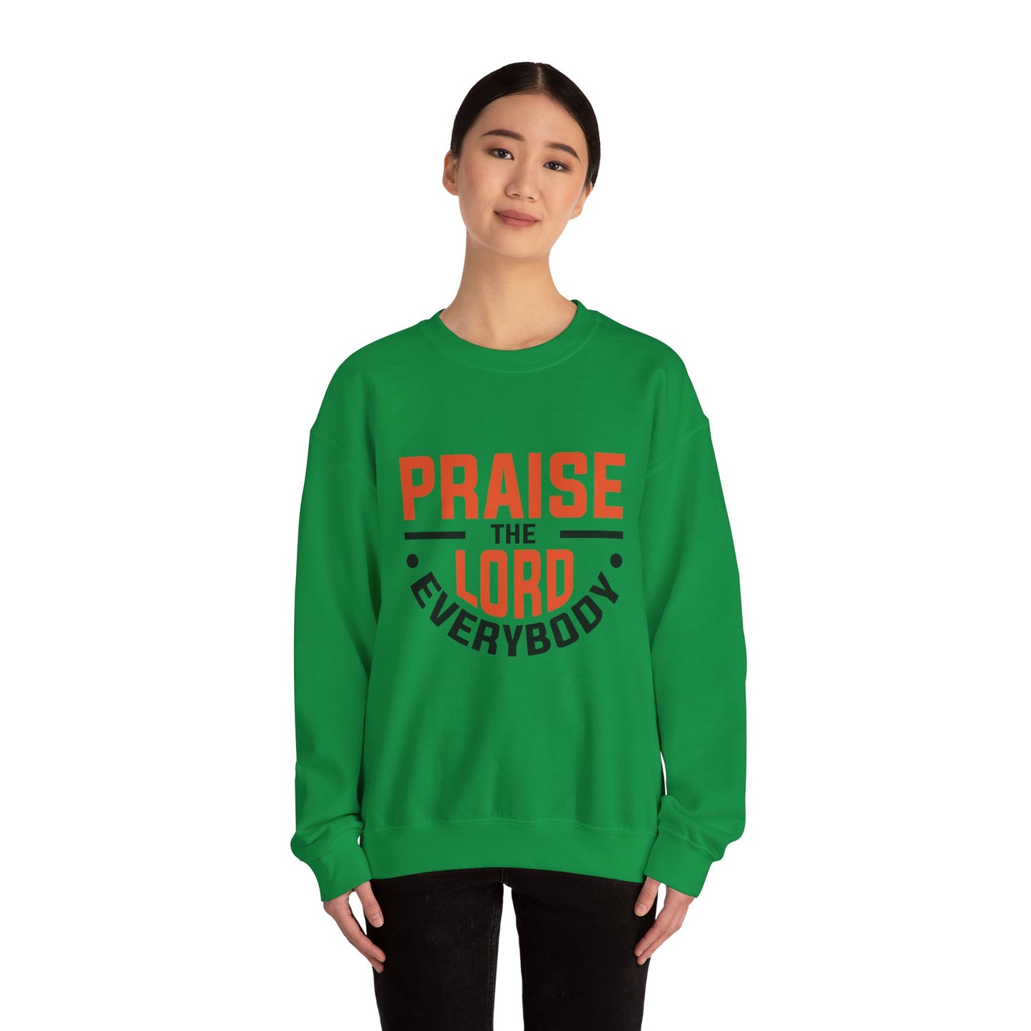 Praise The Lord Everybody Unisex Heavy Blend™ Crewneck Sweatshirt
