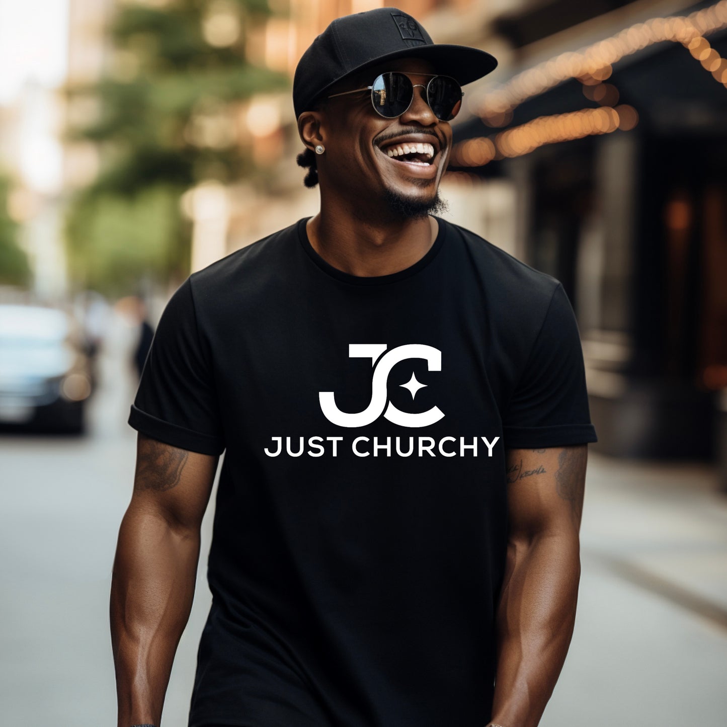 Just Churchy Unisex Jersey Short Sleeve Tee